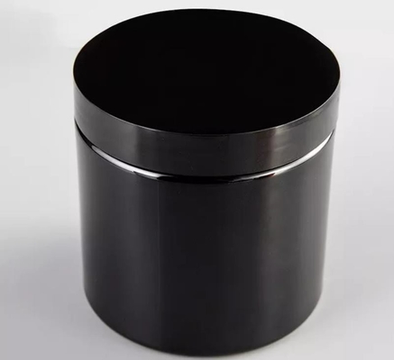 tapa negra blanca de Amber Black Pet Plastic With del tarro poner crema de 100ml 150ml 200ml