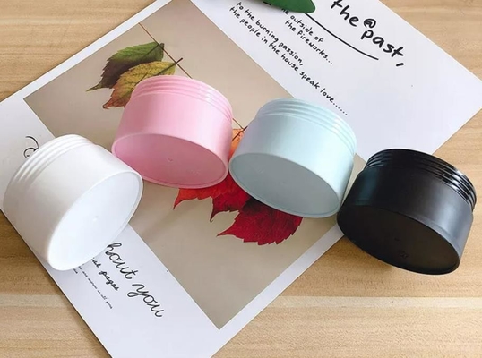tarros plásticos de pared doble cosméticos de 20g 30g 50g Pp con las tapas
